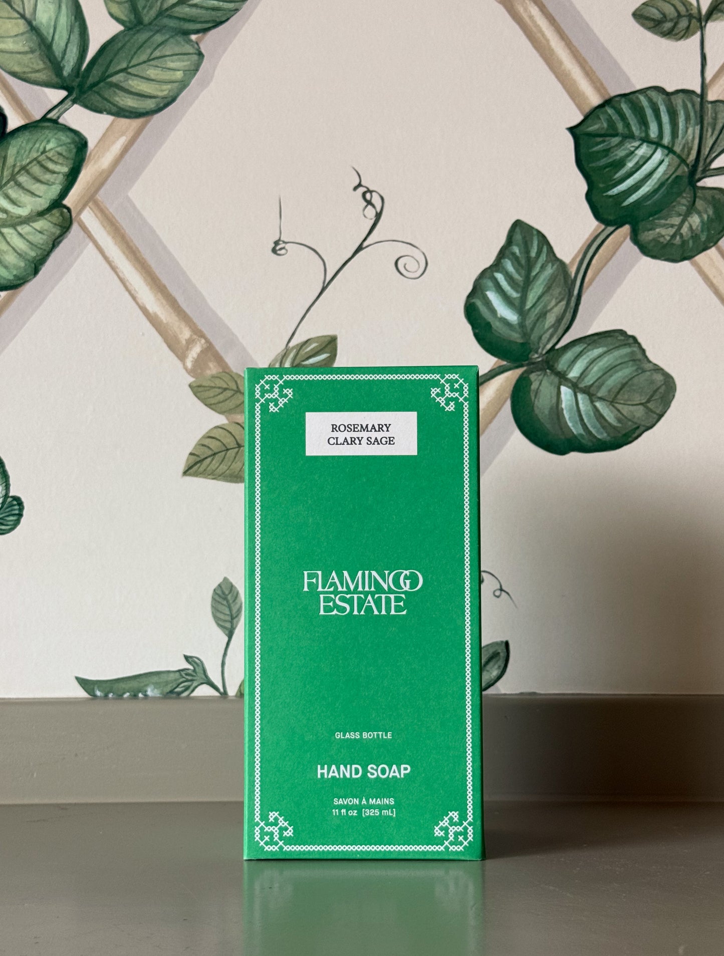 Rosemary Clary Sage Glass Hand Soap