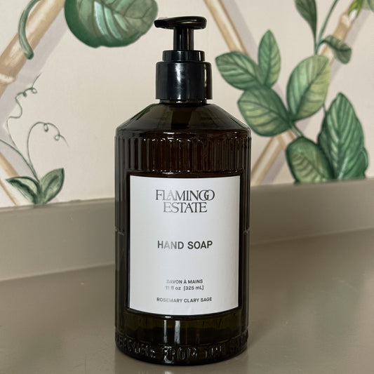 Rosemary Clary Sage Glass Hand Soap