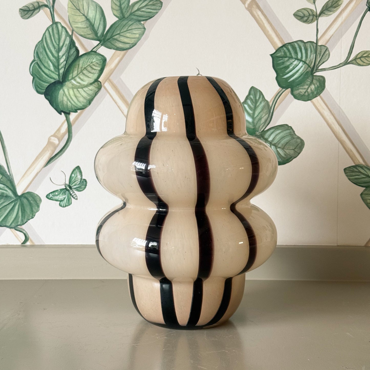 Striped Abstract Vase