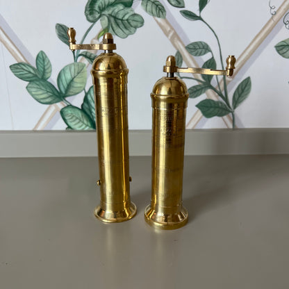 Brass Salt and Pepper Grinders