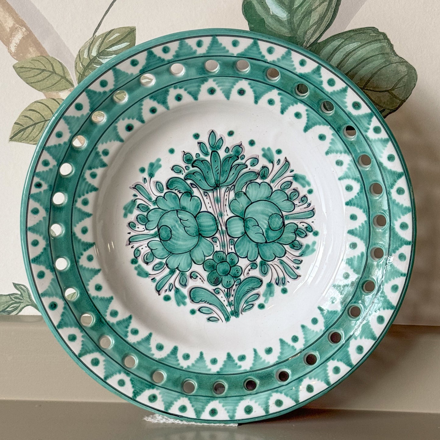 Vintage Signed Czech Plate