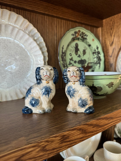 Blue Staffordshire Pair, Small