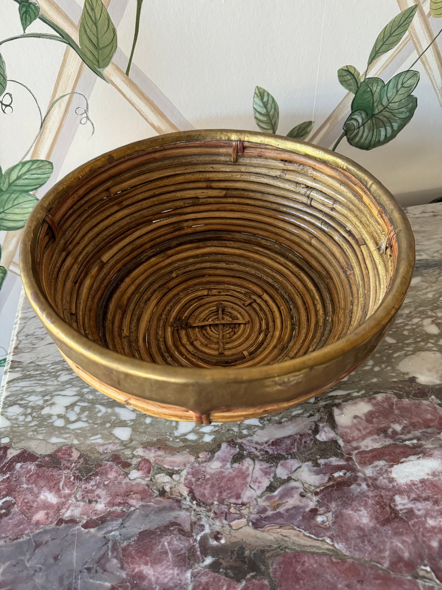 Brass Capped Bowl