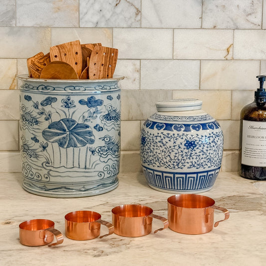 Copper Plated Measuring Cups