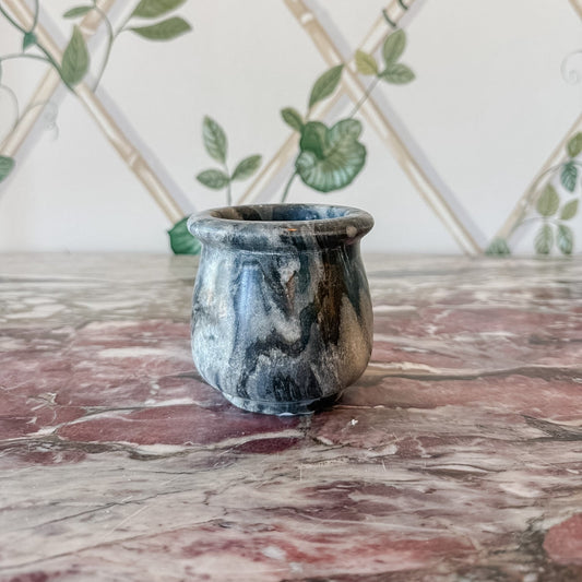Black Marble Pot - OAKSTREET SHOPPE