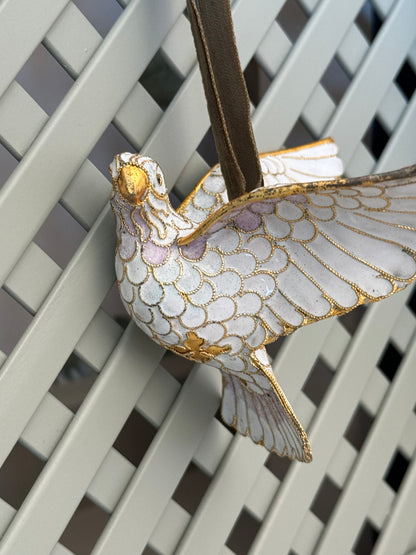 Cloisonne Dove Ornament