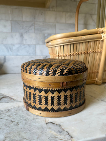 Lidded Round Basket