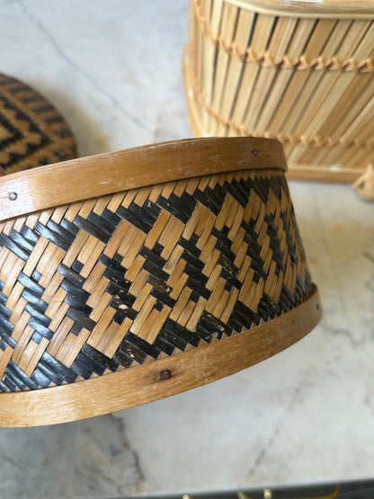 Lidded Round Basket