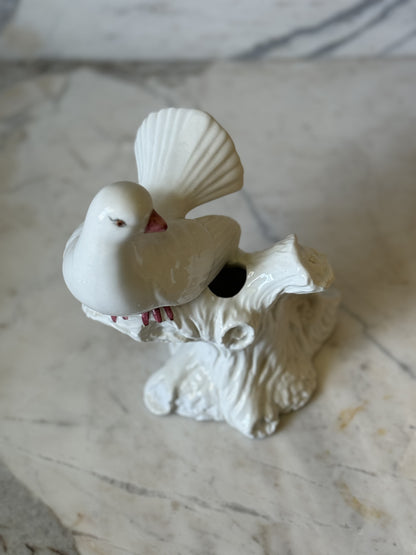 White Bird Vase