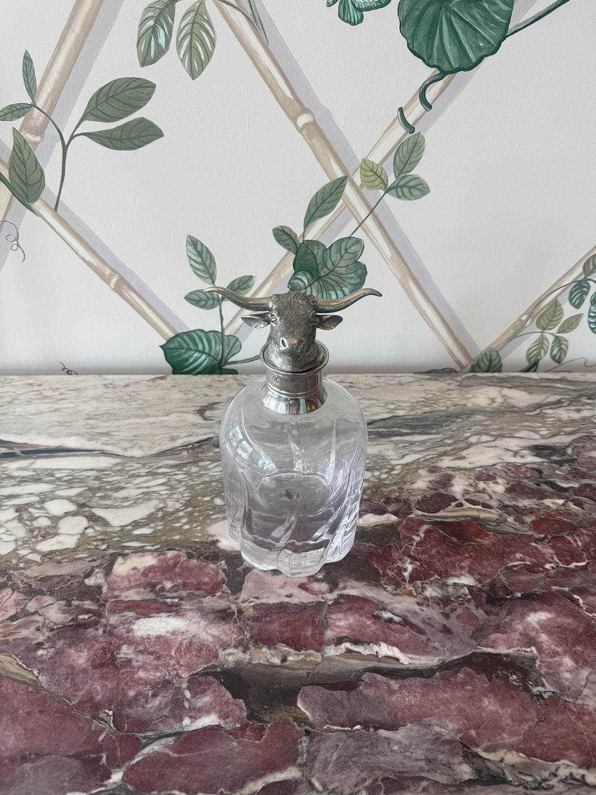 Crystal Longhorn Decanter