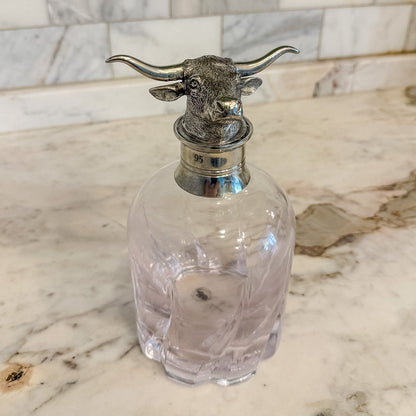 Crystal Longhorn Decanter