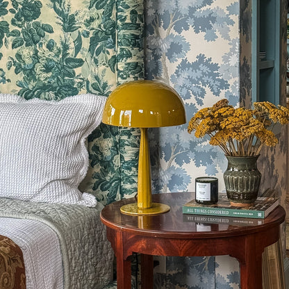 Chartreuse Mushroom Table Lamp