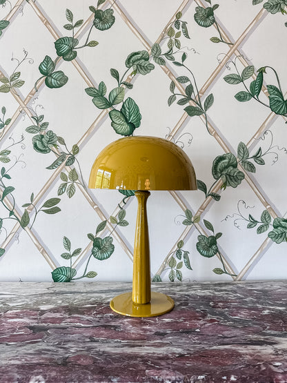 Chartreuse Mushroom Table Lamp
