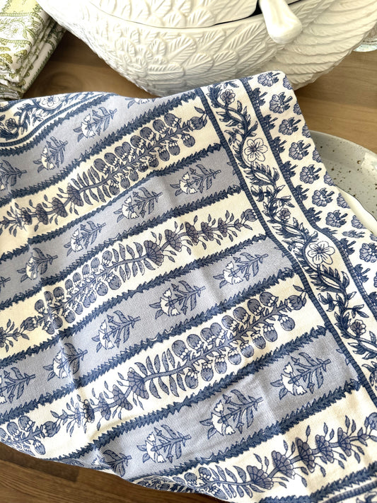 Avignon Blue Tablecloth