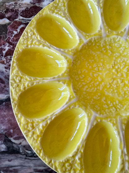 Yellow Egg Plate