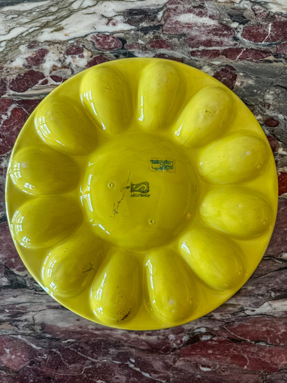 Yellow Egg Plate