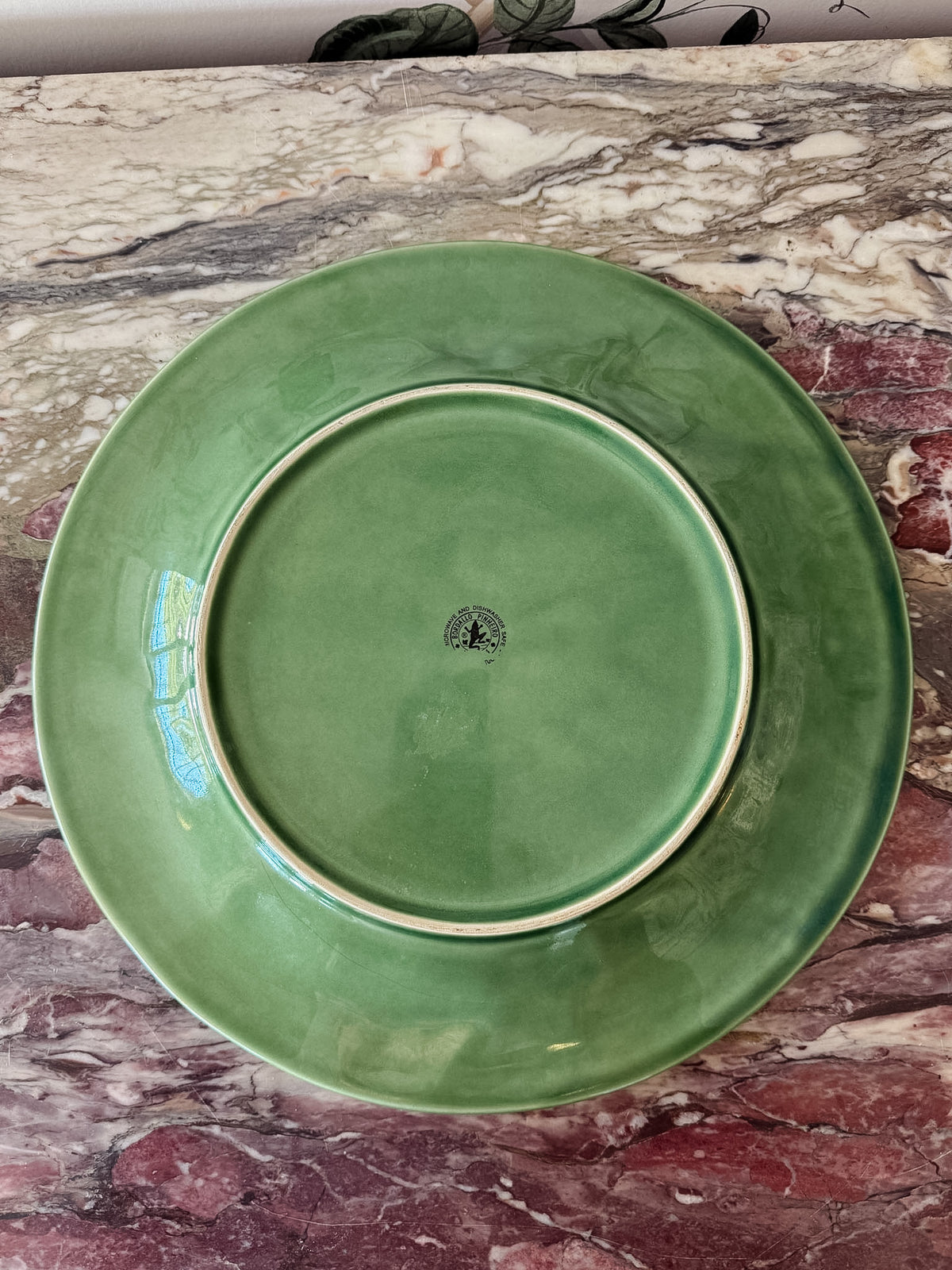 13" Platter - Grape Green by Bordallo Pinheiro