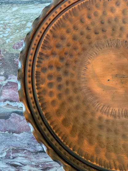 Copper Wall Hanging Platter