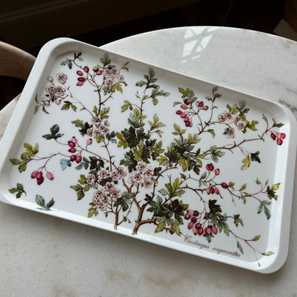 Melamine Vintage Tray Botanical