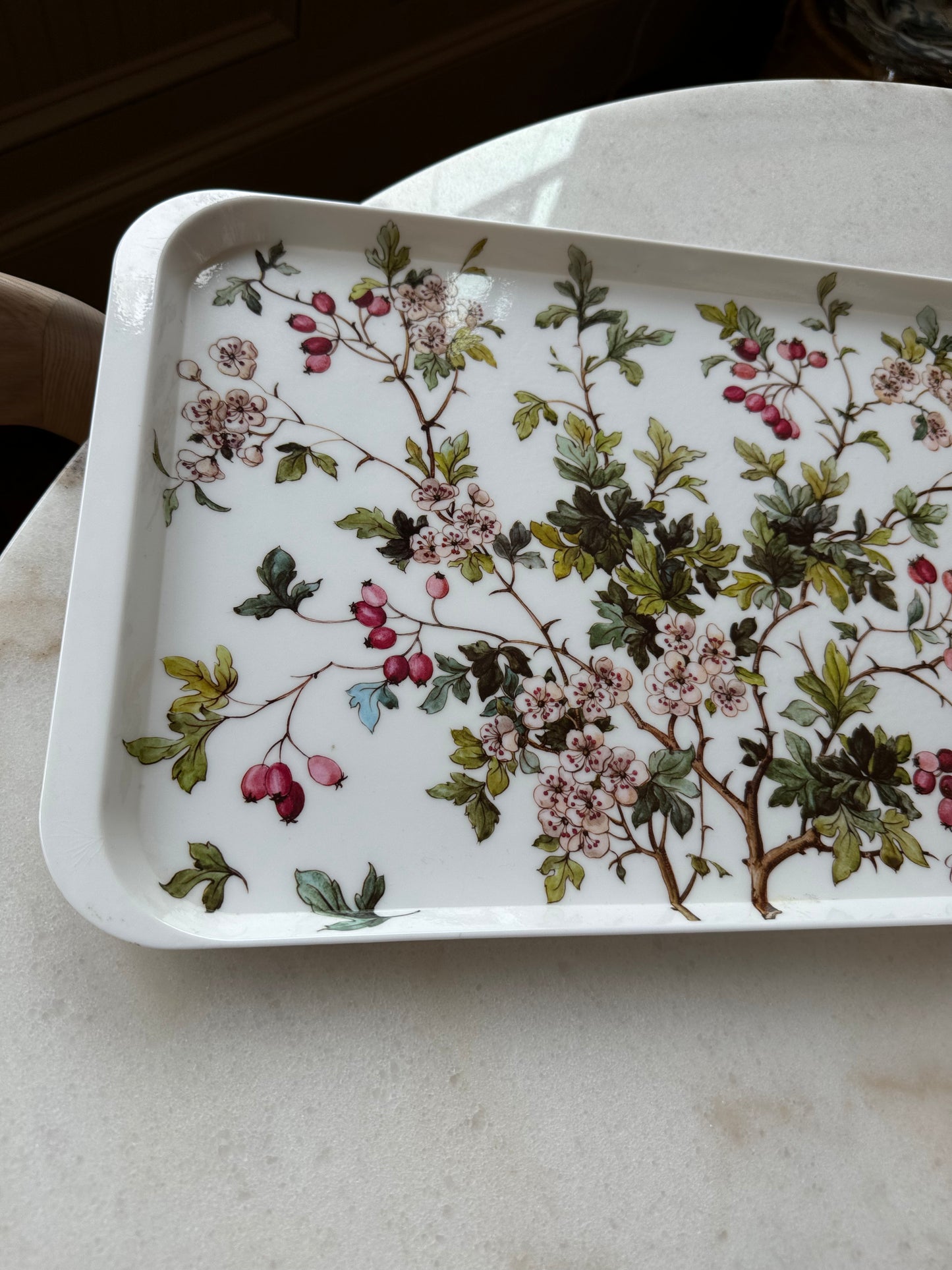 Melamine Vintage Tray Botanical