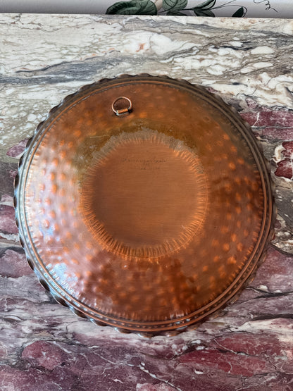 Copper Wall Hanging Platter