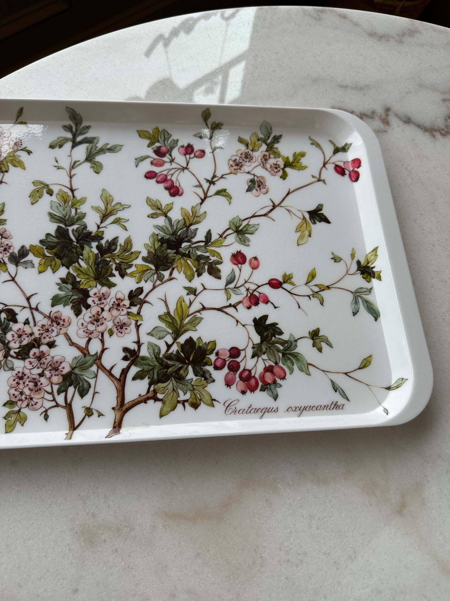 Melamine Vintage Tray Botanical