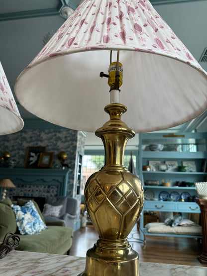 Heavy MCM Brass Lamp