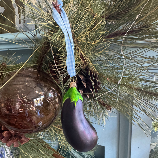 Eggplant Ornament