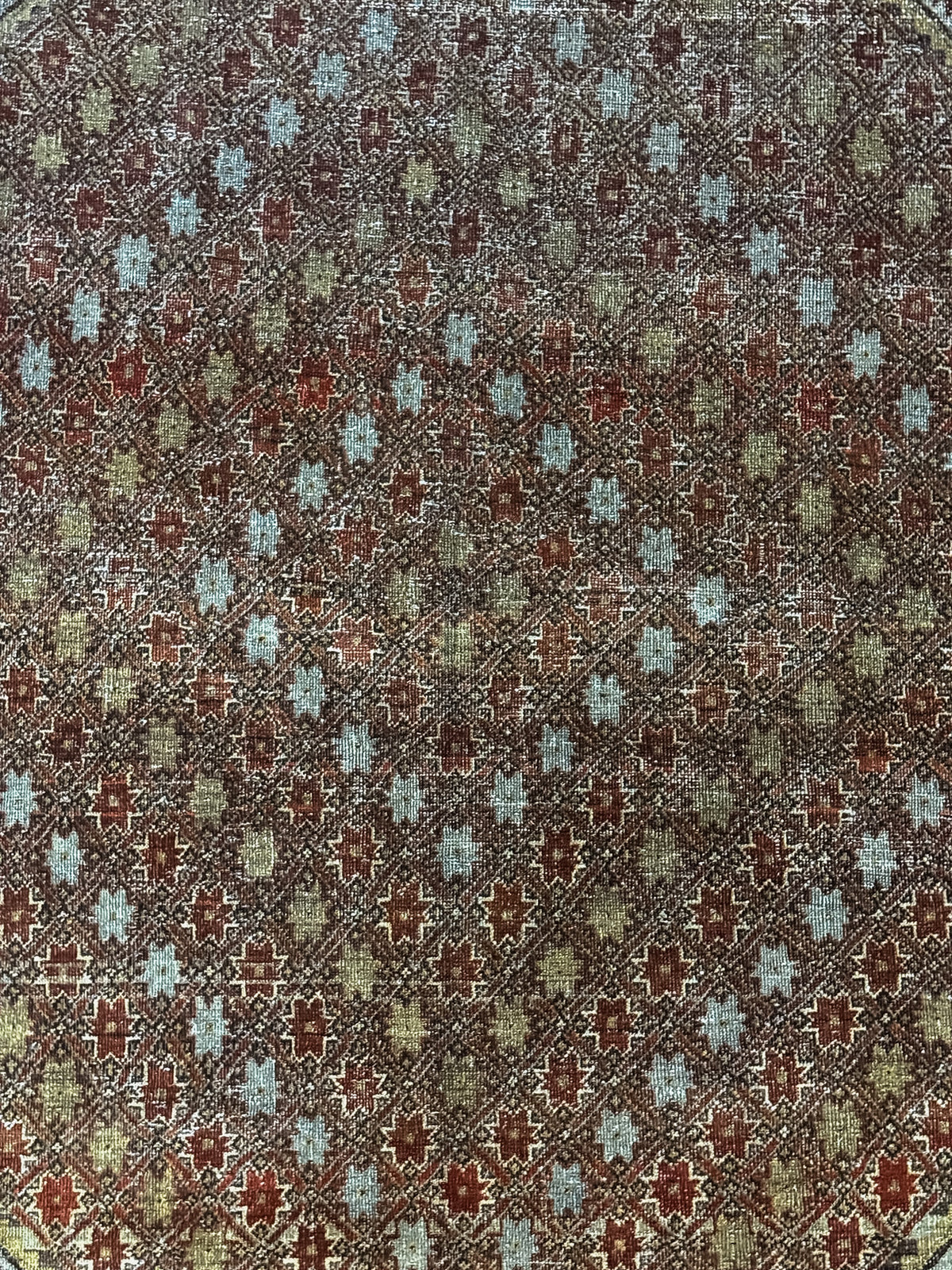 Vintage Persian (5x7) Brown Geometric Rug