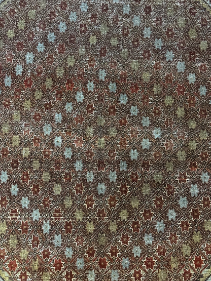 Vintage Persian (5x7) Brown Geometric Rug