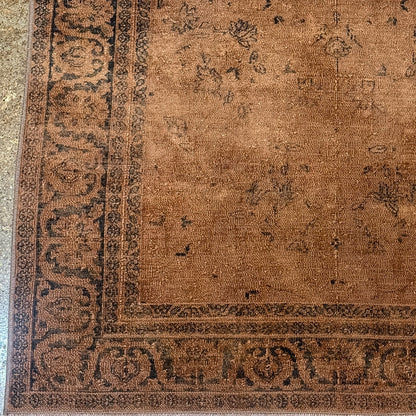 Antique Persian (3x5) Terracotta Overdyed Rug