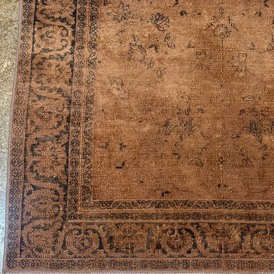Antique Persian (3x5) Terracotta Overdyed Rug