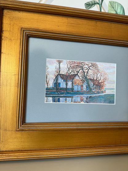 Lakeside Print in Custom Frame