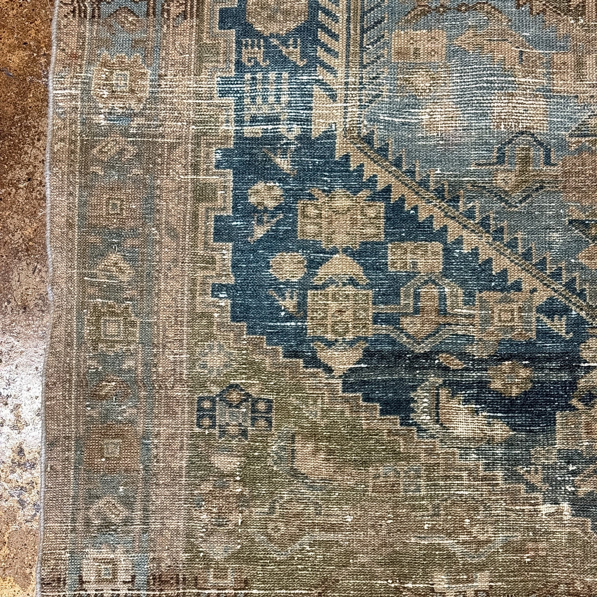 Antique Persian (4x7) Indigo Rug