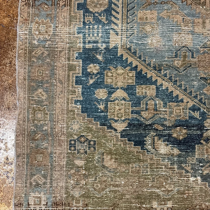 Antique Persian (4x7) Indigo Rug