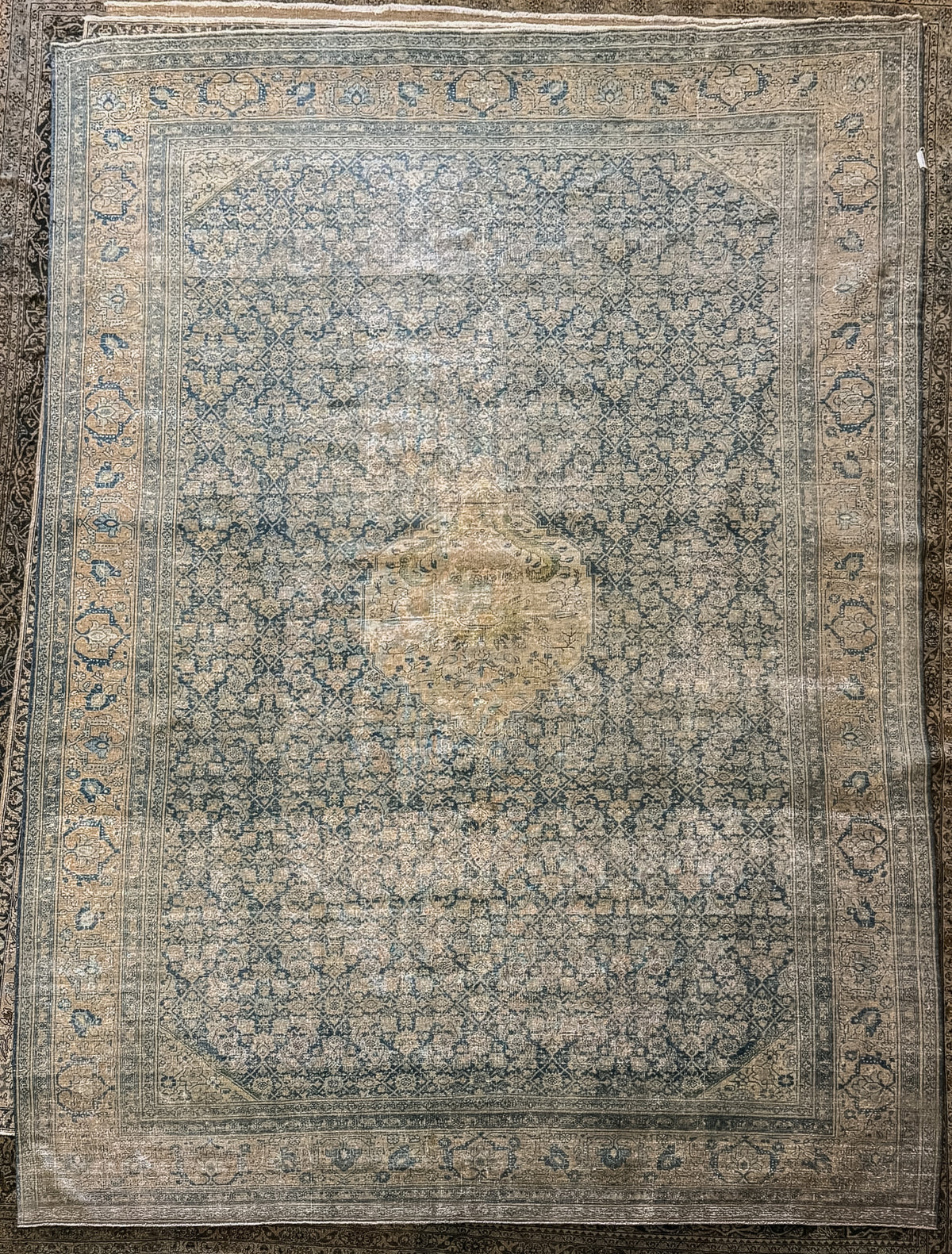 Vintage Persian Tabriz (10x13) Rug - 100 years old