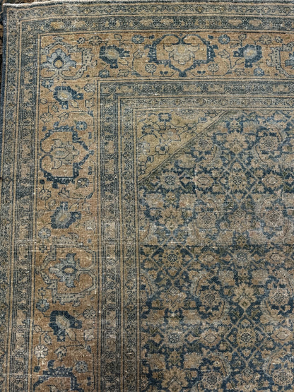 Vintage Persian Tabriz (10x13) Rug - 100 years old