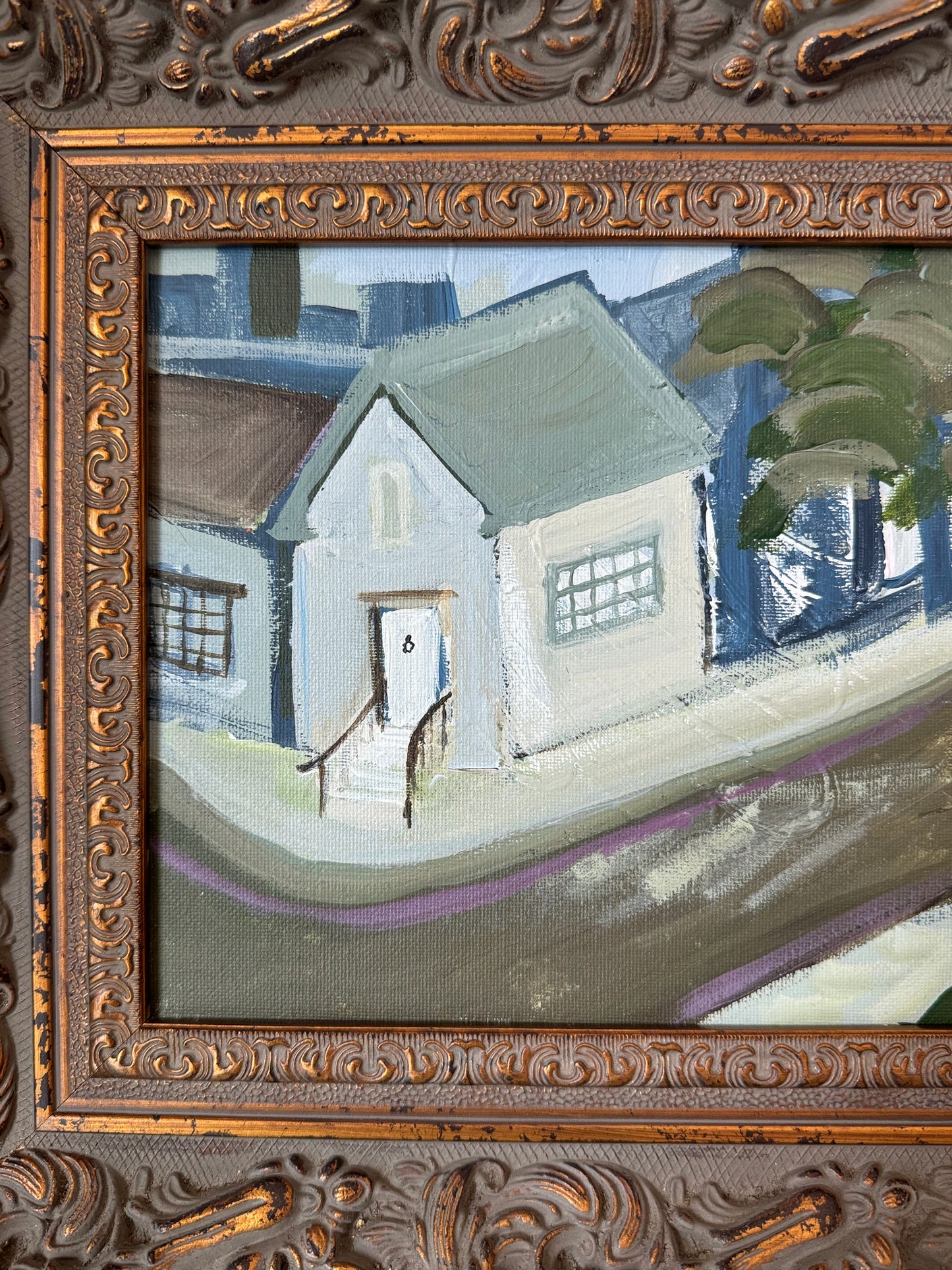 Corner House Original Painting