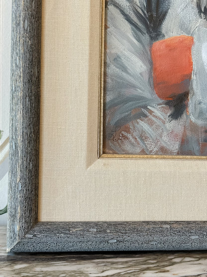 Bearded Man Oil Painting