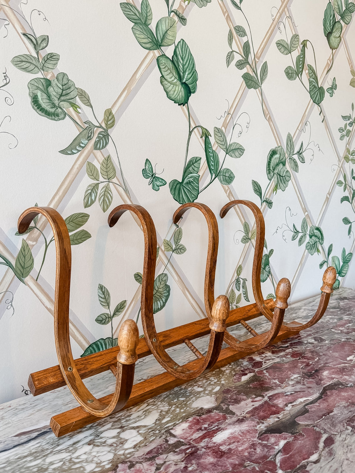 Oak Hat Rack