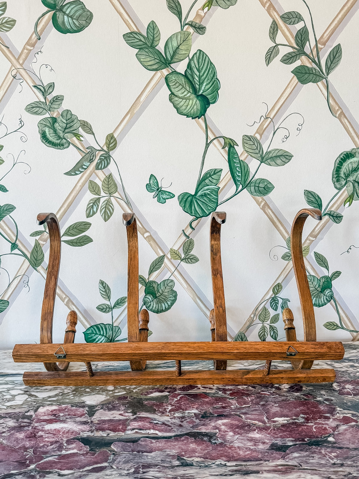 Oak Hat Rack