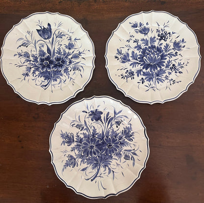 Italian Blue & White Wall Plates