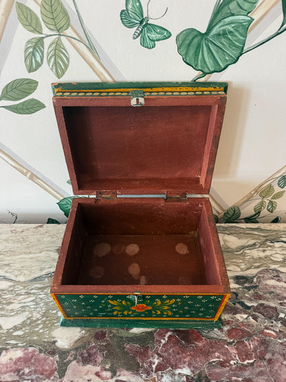 Green Painted Box