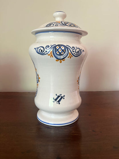 Castelli Apothecary Jar, "Equisetum"