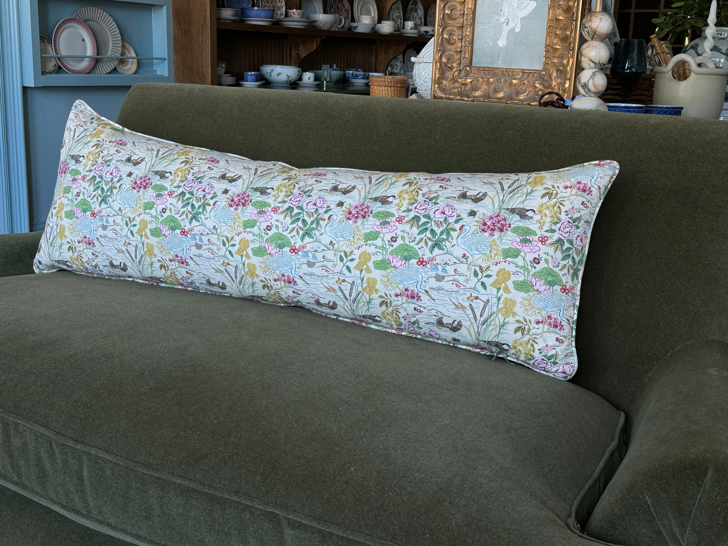 Chinoiserie Lumbar Pillow