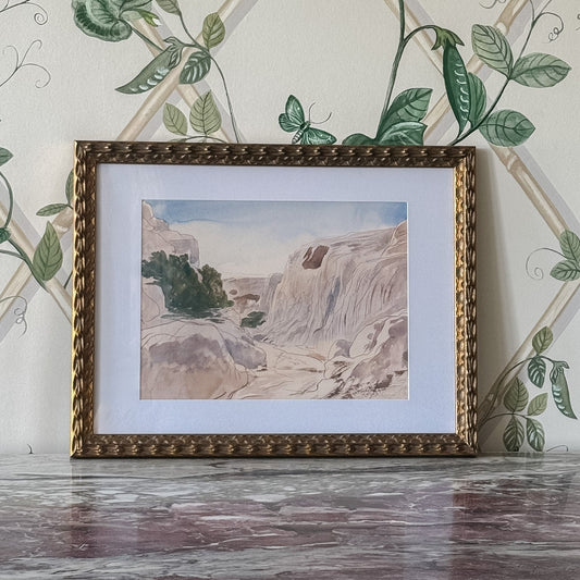 Rocky Valley of Mosta, Framed Print