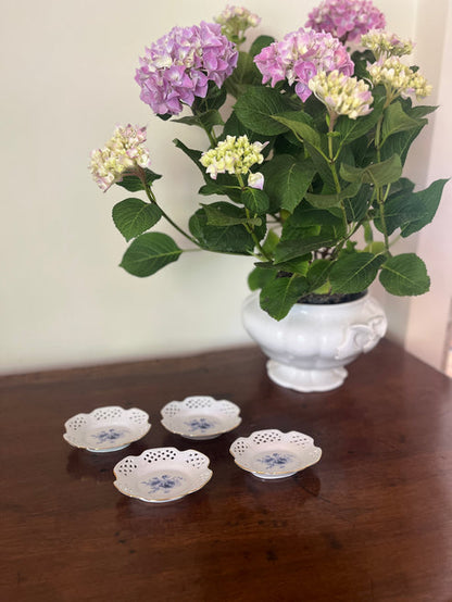 European Pierced Porcelain Dishes