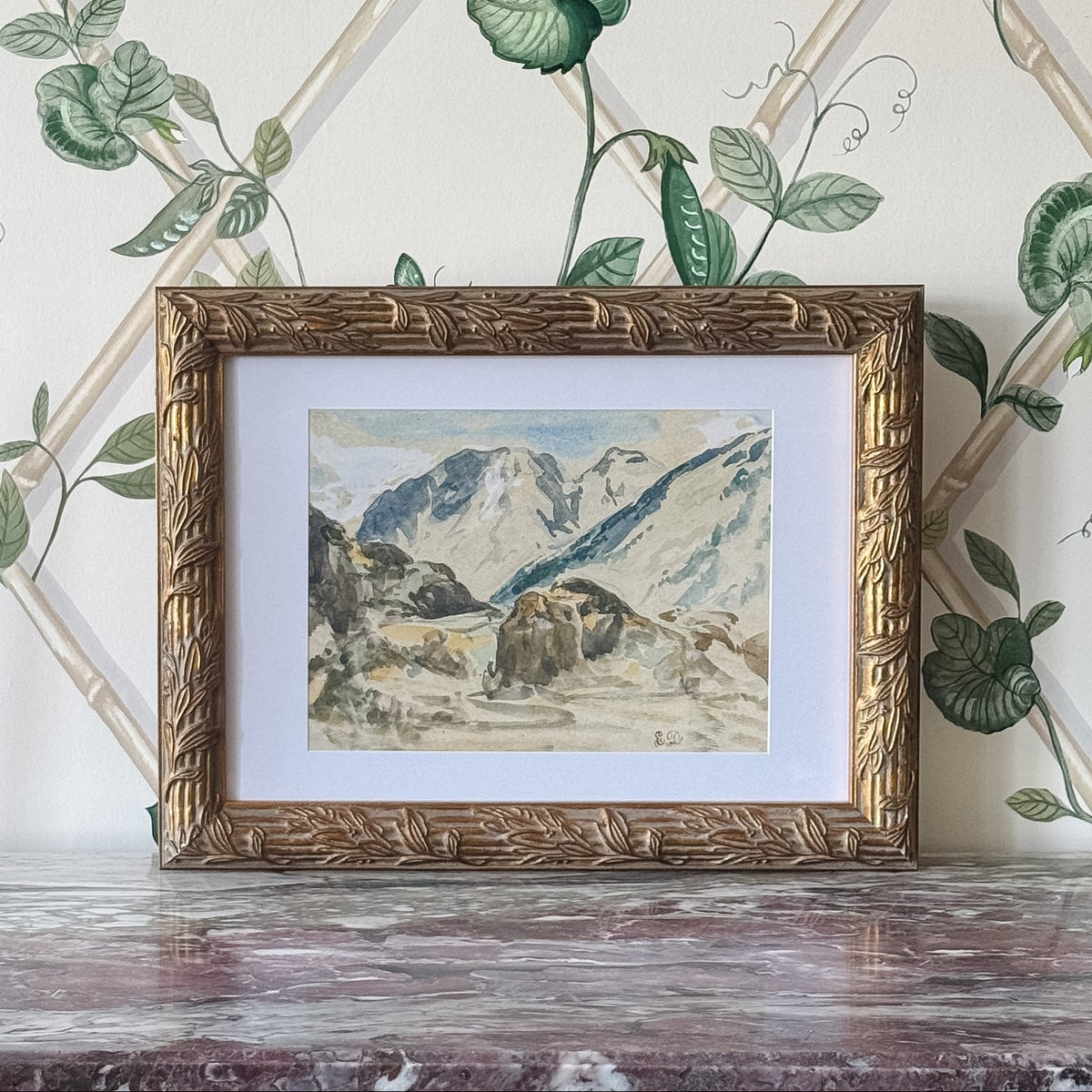 Mountain Landscape, Framed Print