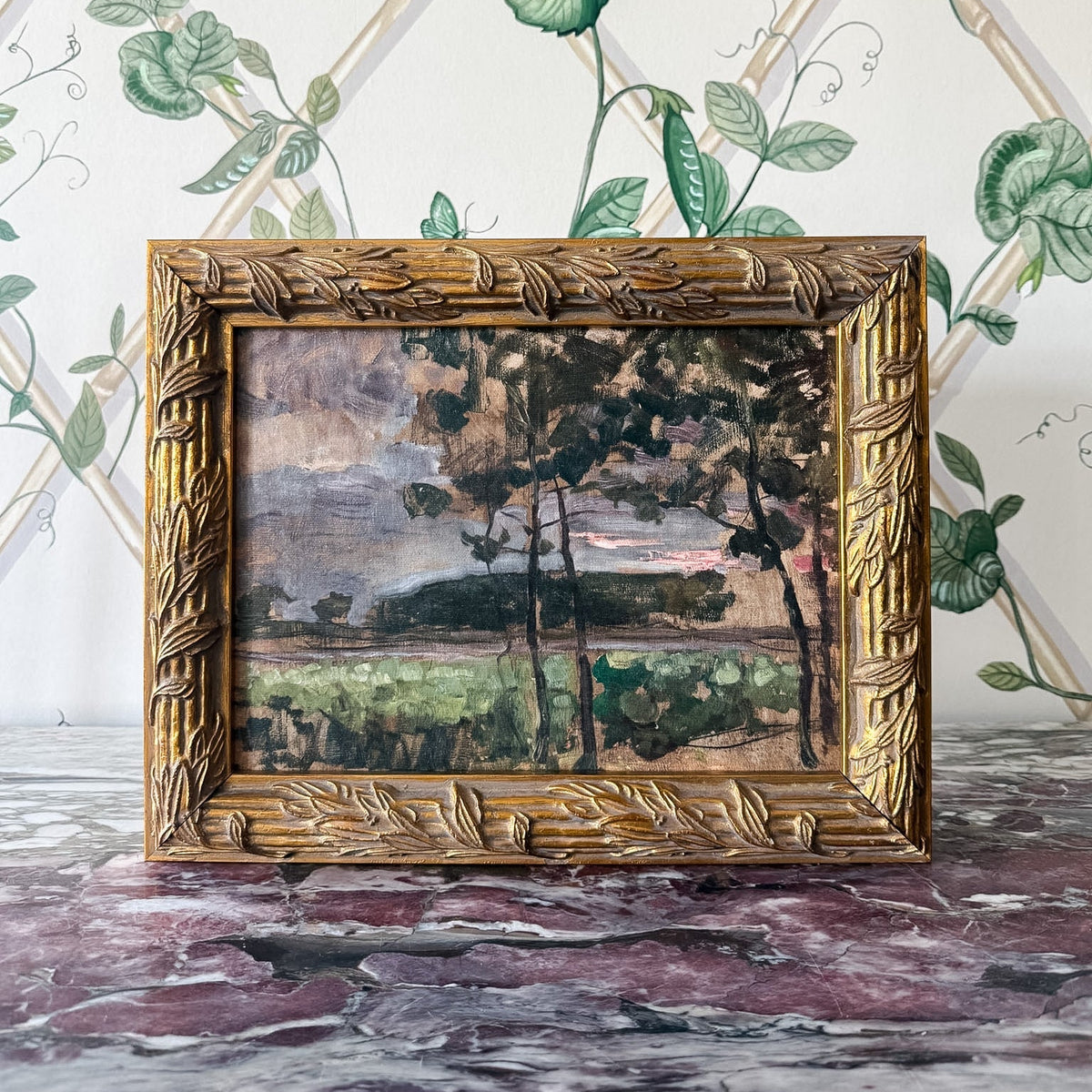 Field with Young Trees, Board Print