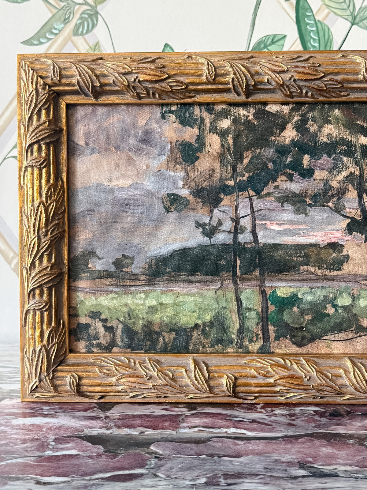 Field with Young Trees, Board Print